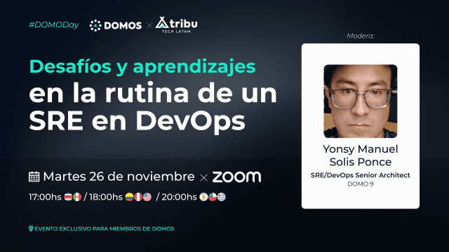 #DOMODay - Desafíos y aprendizajes en la rutina de un SRE en DevOps