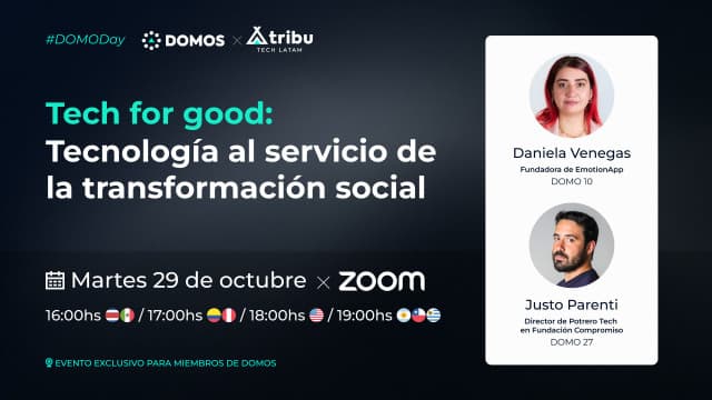 #DOMODay - Tech for good: tecnología al servicio de la transformación social