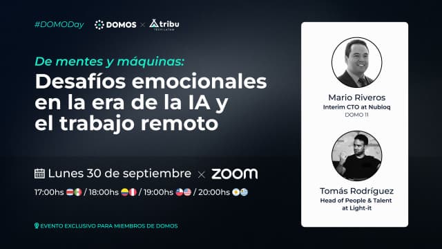 #DOMODay - De mentes y máquinas: desafíos emocionales en la era de la IA y el trabajo remoto