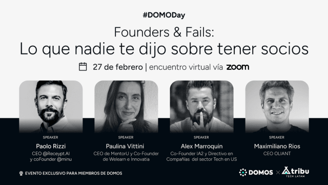 #DOMODay - Founders & Fails: Lo que nadie te dijo sobre tener socios