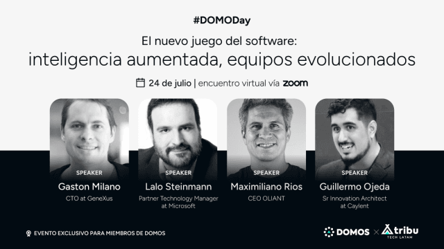DOMODay -  El nuevo juego del software: inteligencia aumentada, equipos evolucionados