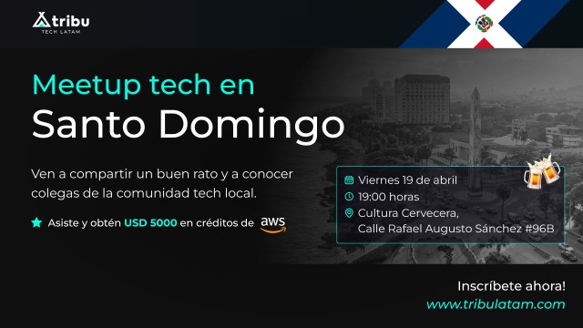 Meetup tech en Santo Domingo.